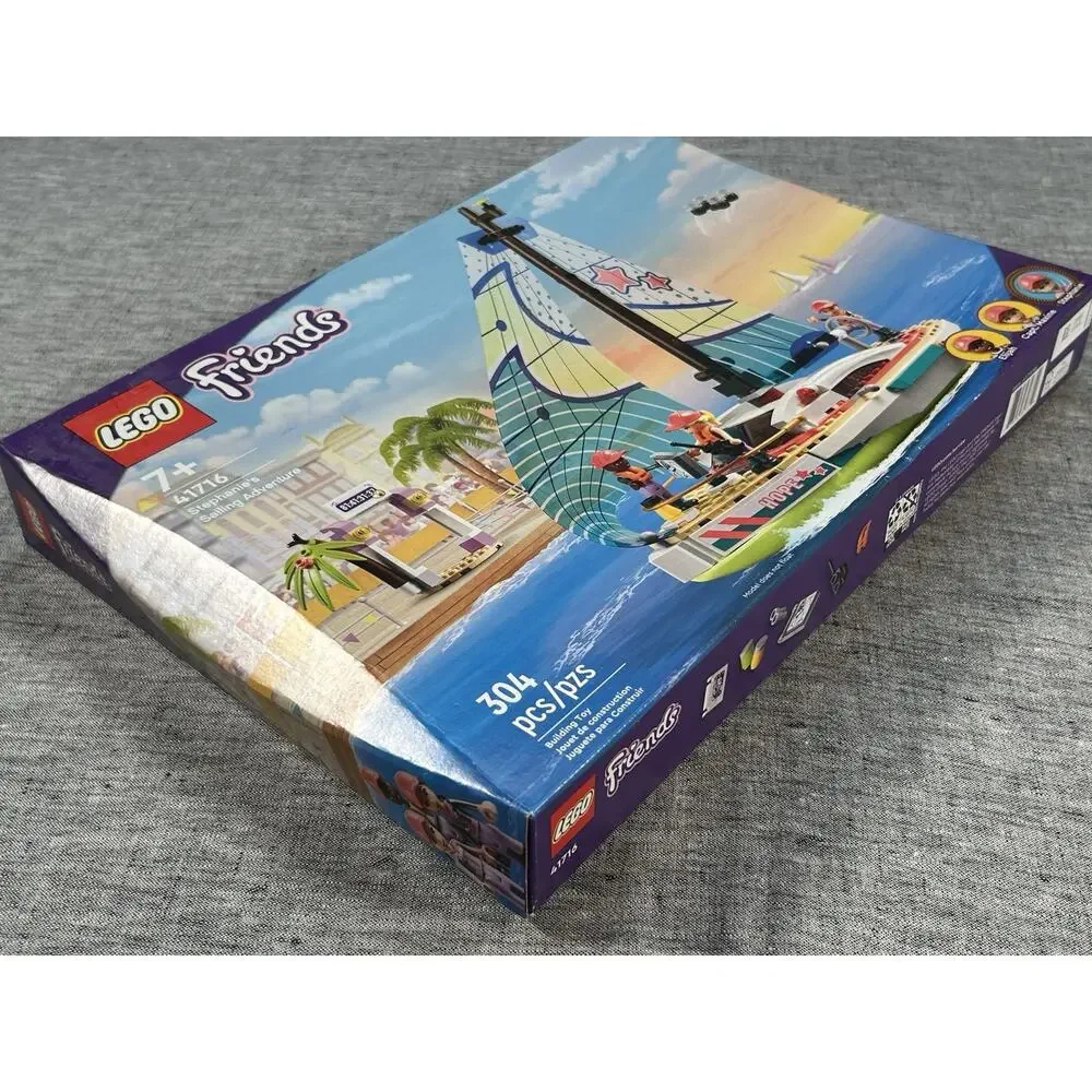 LEGO Friends Stephanie's Sailing Adventure 41716 Building Toy 304 Pieces NIB